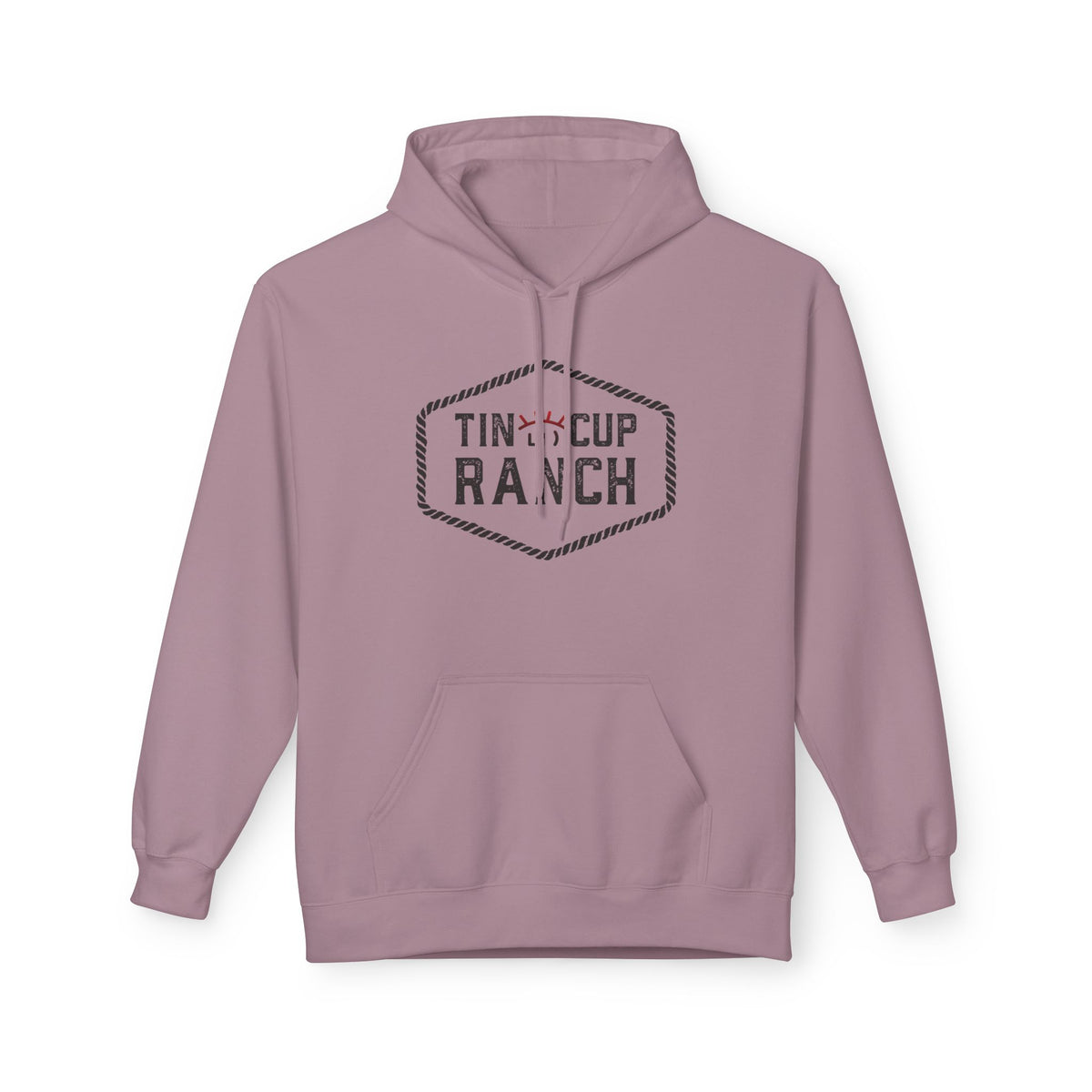 Rustic Ranch Style Fleece Hoodie - Cozy Unisex Sweatshirt for Farm Lovers