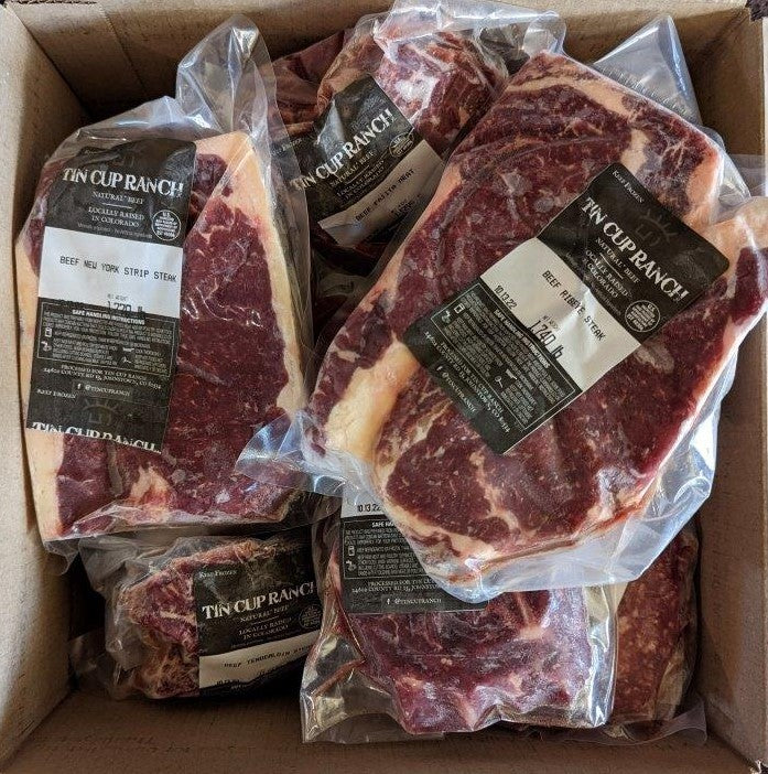 Papi Ranch Beef Box Family Beef Box - 50lbs | Tin Cup Ranch